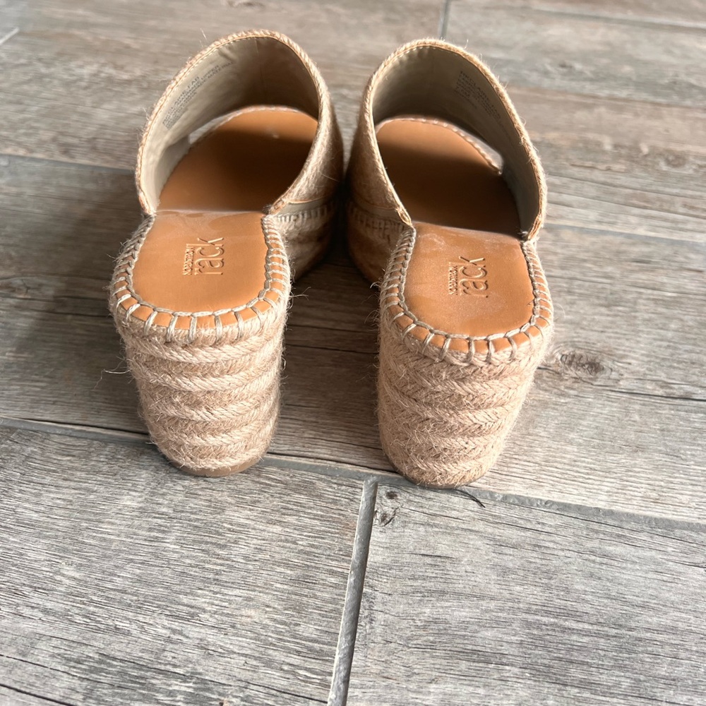 Nordstrom Rack Claire Jute Wedge Slide Sandals SZ 7.5 - Picture 3 of 6